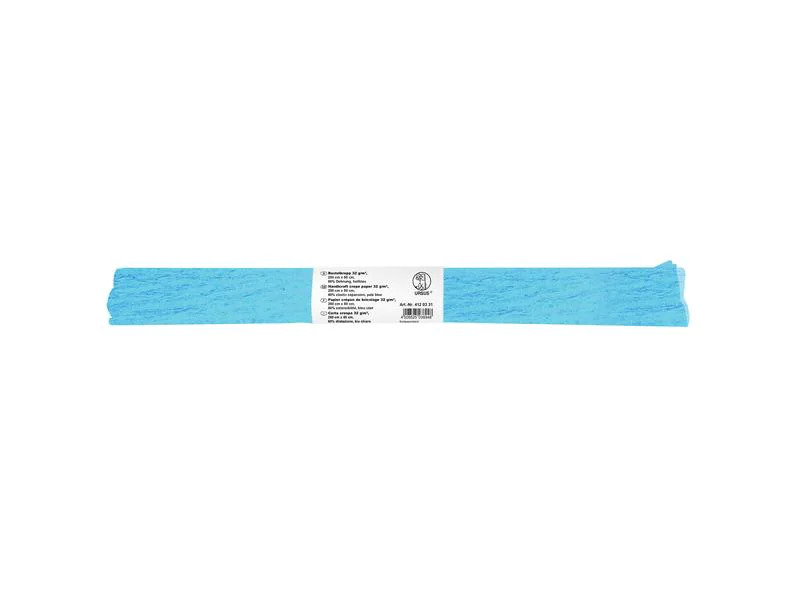 URSUS Krepppapier 50 cm x 2.5 m, 32 g/m², Hellblau
