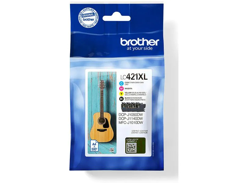 Brother Tinte LC421XLVAL BK, C, M, Y