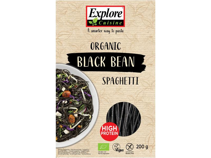 Explore Cuisine Teigwaren Bio Spaghetti aus Schwarzen Bohnen 200 g