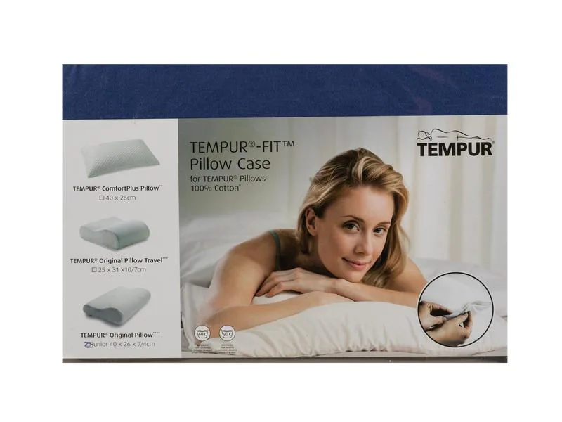 Tempur Kopfkissenbezug Original Junior Blau