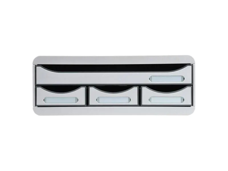 Exacompta Schubladenbox Toolbox mini 4 Schubladen, Grau
