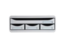 Exacompta Schubladenbox Toolbox mini 4 Schubladen, Grau