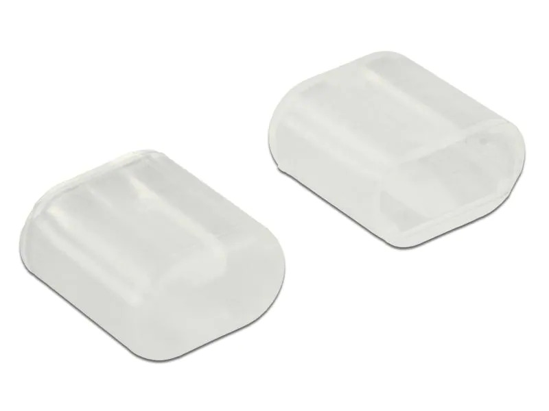 Delock Staubschutz Lightning m 10 Stk. Transparent