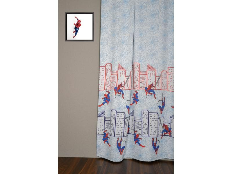 Kindervorhang.ch Nachtvorhang Marvel Spiderman 140 x 260 cm