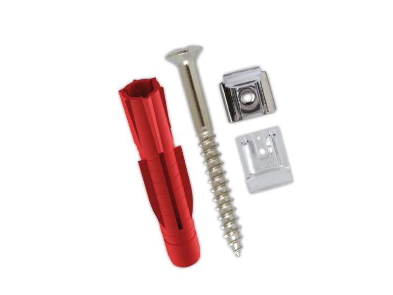 Tox-Dübel Spiegelbefestigung  Look mit Tri 6x36 mm + Schraube 4 Stück