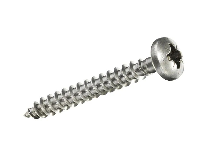 Krafter Spanplattenschrauben Pan Head 4 x 25 mm Edelstahl, 8 Stück