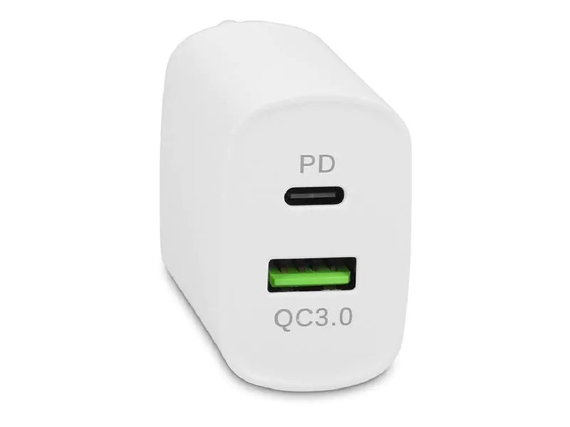LMP USB-Wandladegerät Dual Port USB-A / USB-C 20W