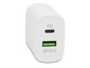 LMP USB-Wandladegerät Dual Port USB-A / USB-C 20W
