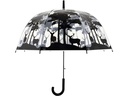 Esschert Design Schirm Wald Schwarz/Transparent