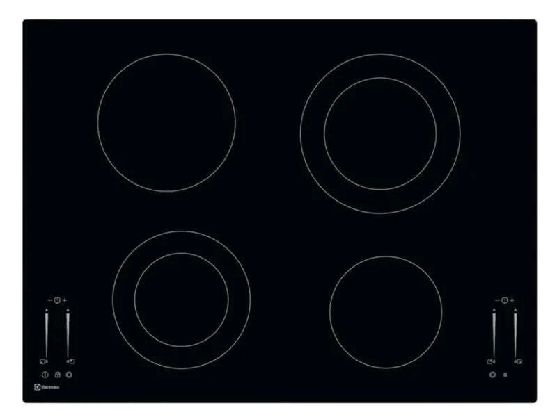 Electrolux Glaskeramik-Kochfeld GK69TSO Aufliegend/Flächenbündig