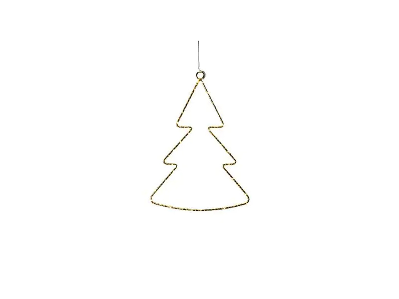 Sirius Fensterhänger Liva Tannebaum, 30 cm, Gold