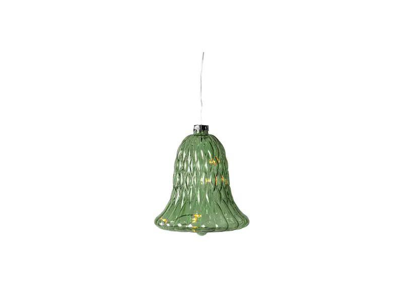 Sirius Weihnachtskugel Luna Glocke, Ø 9 cm, Grün