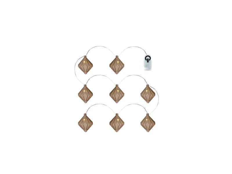 Sirius LED-Lichterkette Nellie, 8 LEDs, 1.3 m, Braun