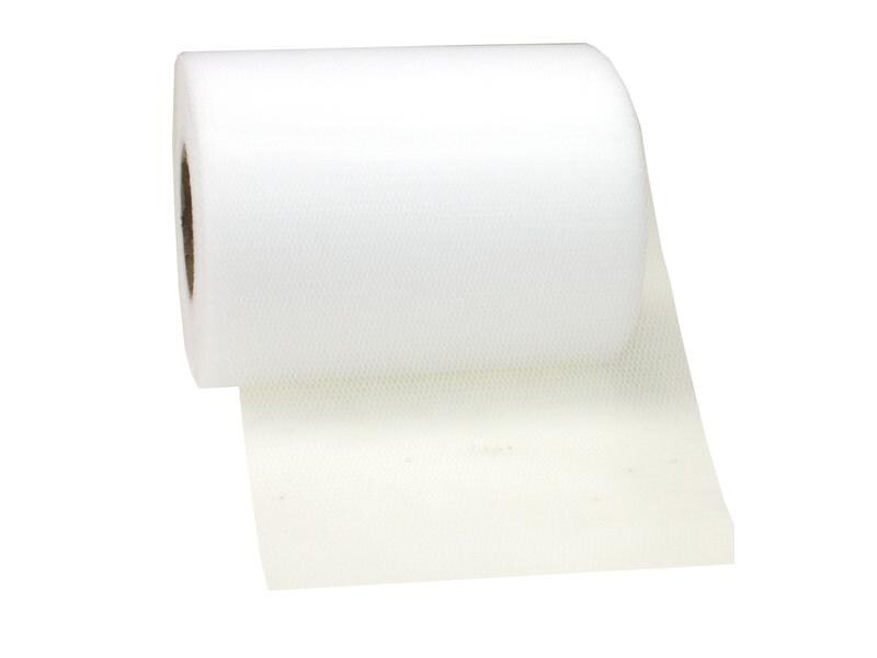 Pattberg Textilband Verona Tüll 11.2 cm x 50 m, Weiss