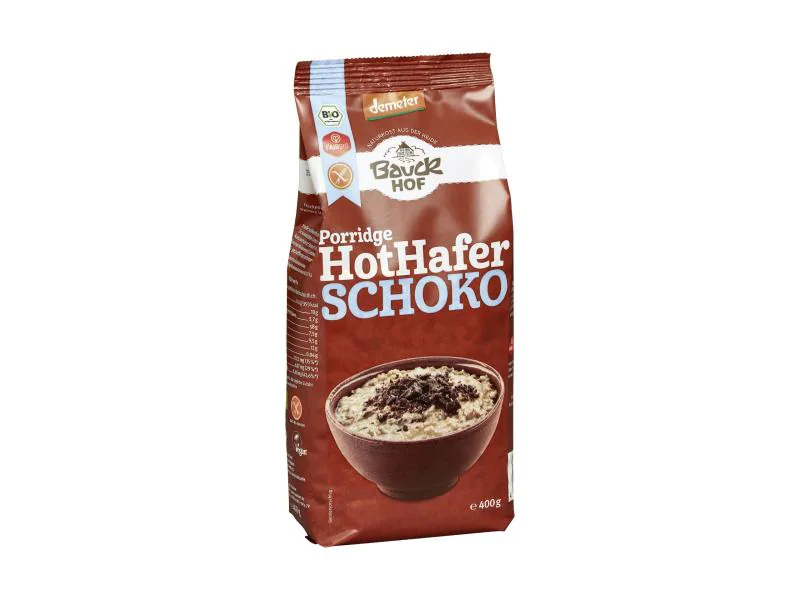 Bauck Mühle Müesli Bio Demeter Hot Hafer Schoko glutenfrei 400 g