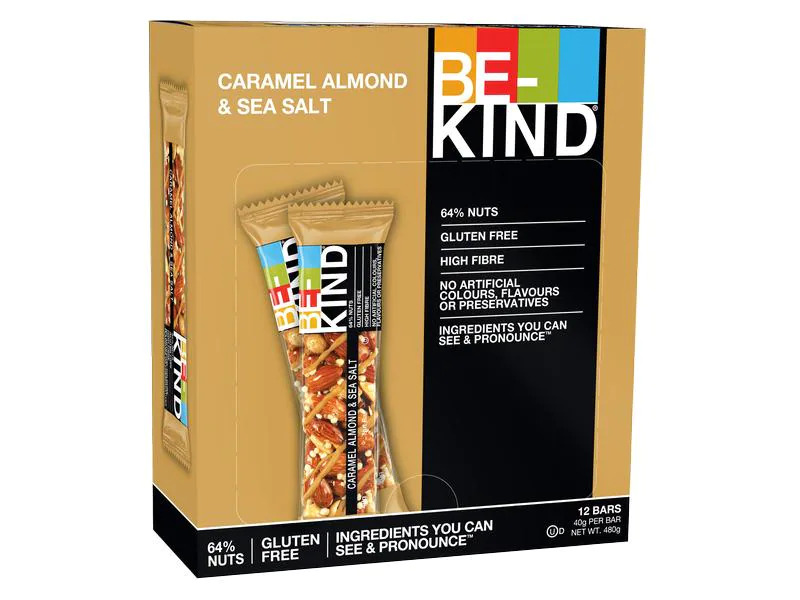 BE-KIND Riegel Caramel Almond &amp; Sea Salt 12 x 40 g