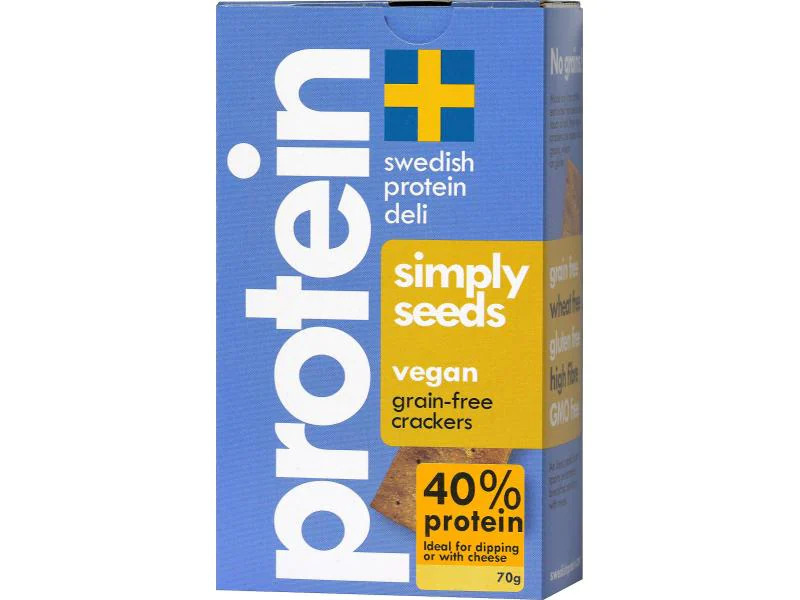 swedish protein deli Crackers Simply Seeds 70 g