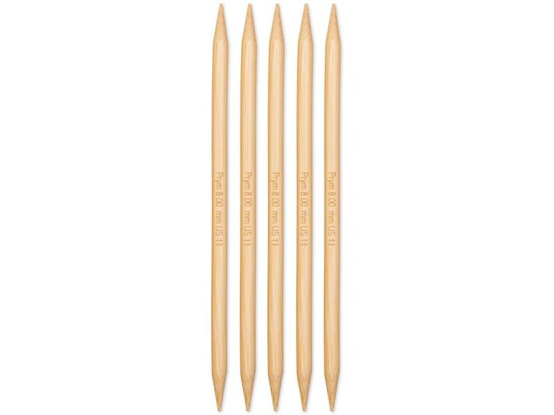 Prym Stricknadeln BAMBUS 8.00 mm, 20 cm