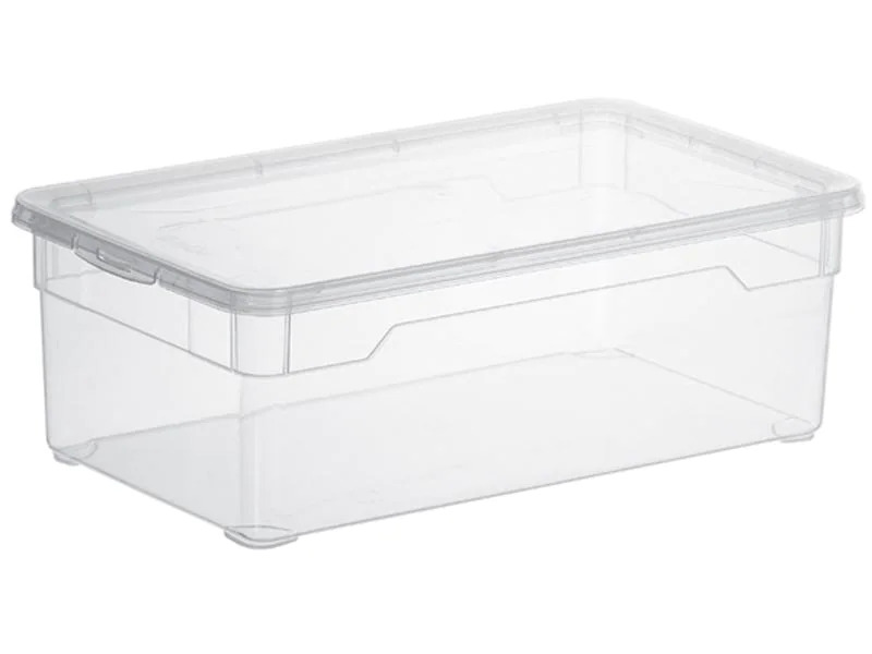 Rotho Aufbewahrungsbox Clearbox Lady Shoe Transparent