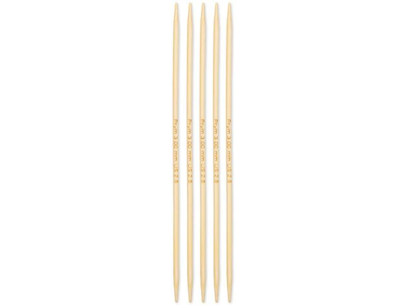 Prym Stricknadeln BAMBUS 3.00 mm, 15 cm