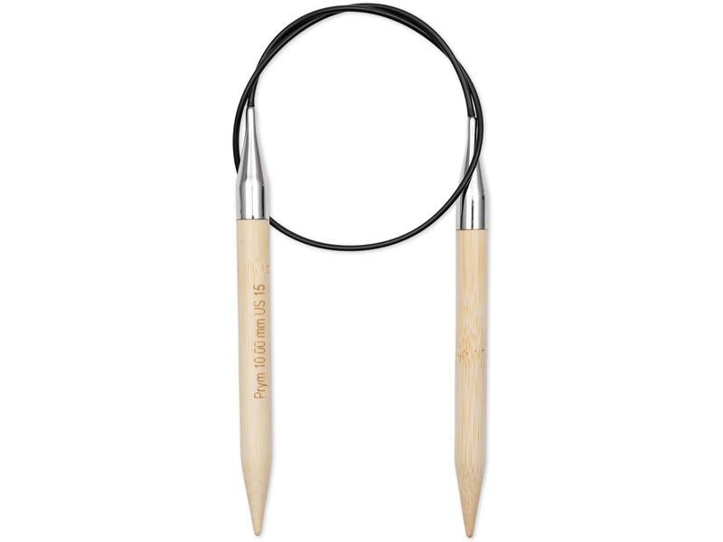 Prym Rundstricknadel BAMBUS 10.00 mm, 60 cm