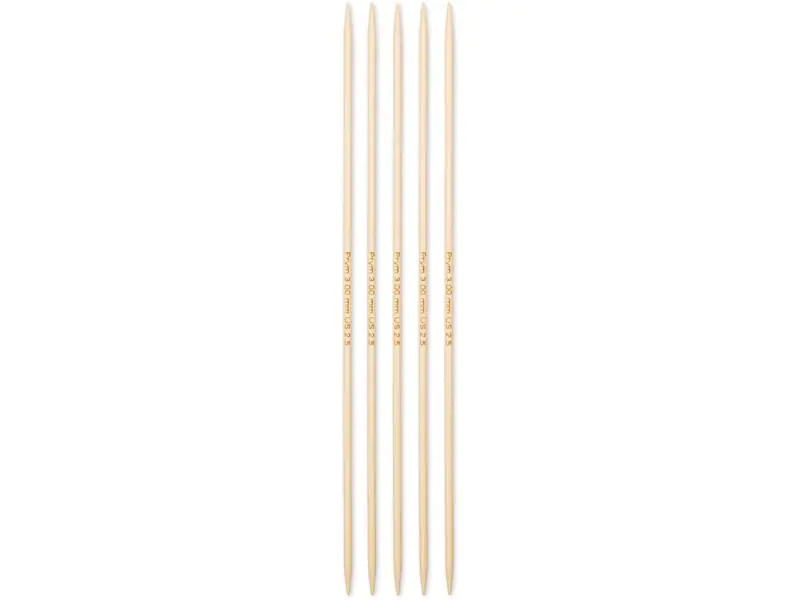 Prym Stricknadeln BAMBUS 3.00 mm, 20 cm