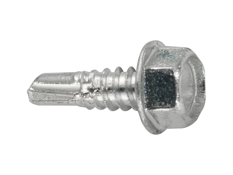 Krafter Selbstbohrschrauben Sechskantkopf 5.4 x 19 mm Stahl, 6 Stück