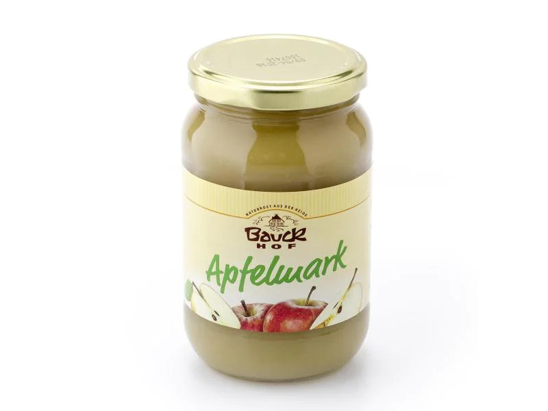 Bauck Mühle Glas Bio Apfelmark ungesüsst 360 g