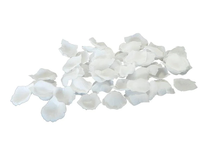 Dekomat AG Kunstblume Rosenblütenblätter 60 Stück, Weiss