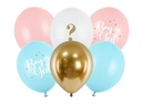 Partydeco Luftballon Boy or Girl – mix Ø 30 cm, 6 Stk.