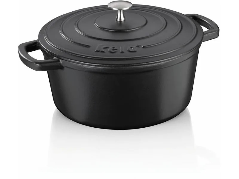 Kela Bräter Calido rund 26 cm, Schwarz