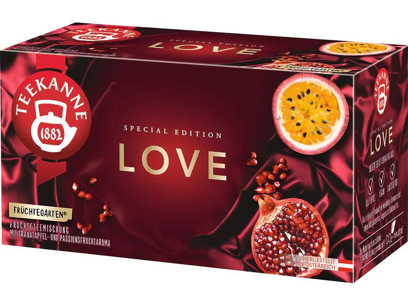 Teekanne Teebeutel Love 20 Stück