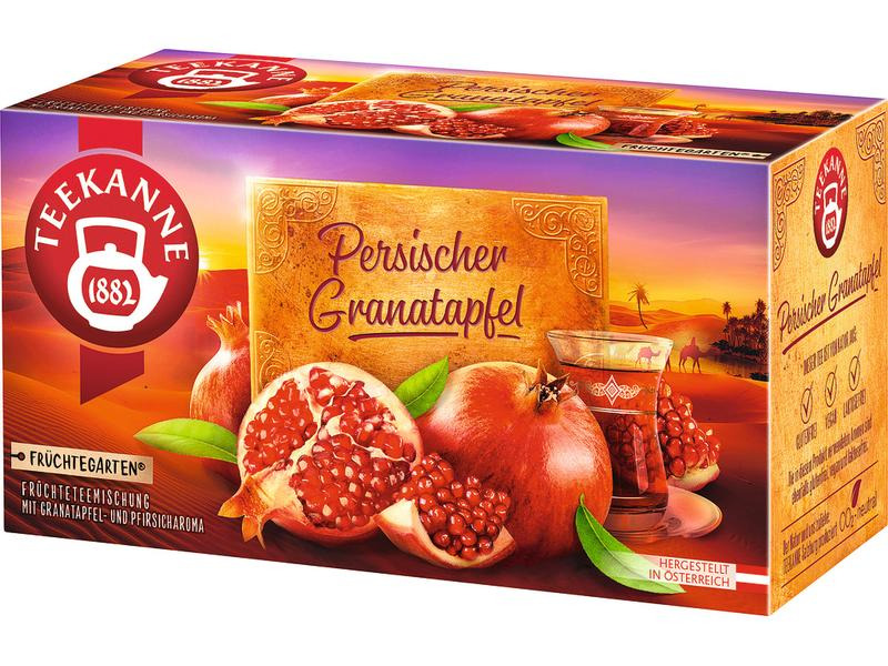 Teekanne Teebeutel Persischer Granatapfel 20 Stück