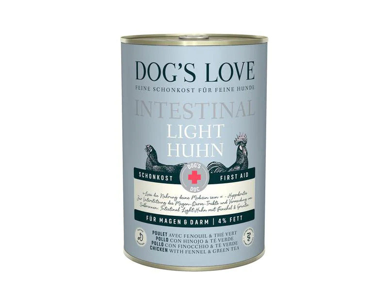 Dog's Love Nassfutter DOC Schonkost mit Huhn, 400 g