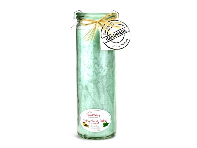 Candle Factory Duftkerze Grüner Tee und Minze Big Jumbo