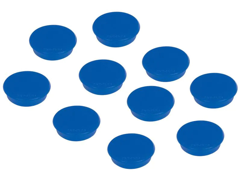 Franken Haftmagnet Ø 38 mm, 2.5 kg, 10 Stück, Blau