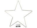 Creativ Company Metallstern Stern Ø 30 cm, Gold
