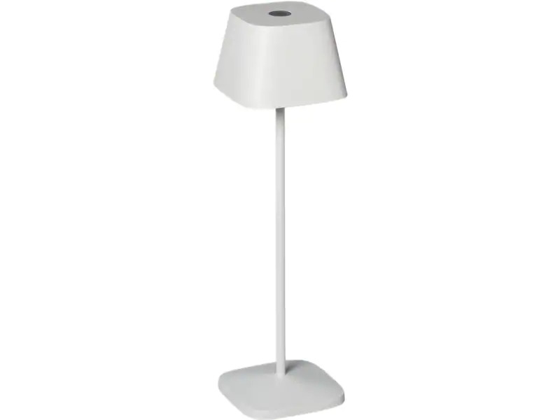 Konstsmide Akku-Tischleuchte Capri USB, 2700-3000 K, 2.2 W, Weiss