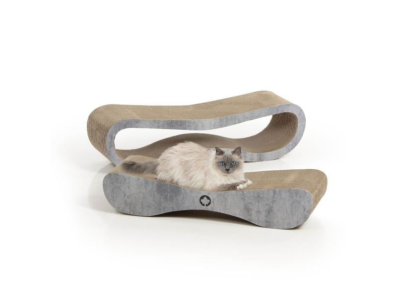 CanadianCat Kratzmöbel Set Orbit &amp; Satellite Betonoptik