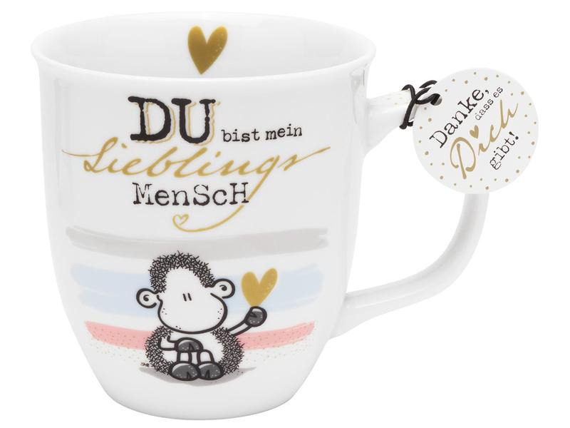 Sheepworld Universaltasse Du bist mein Lieblingsmensch 400 ml , 1 Stück