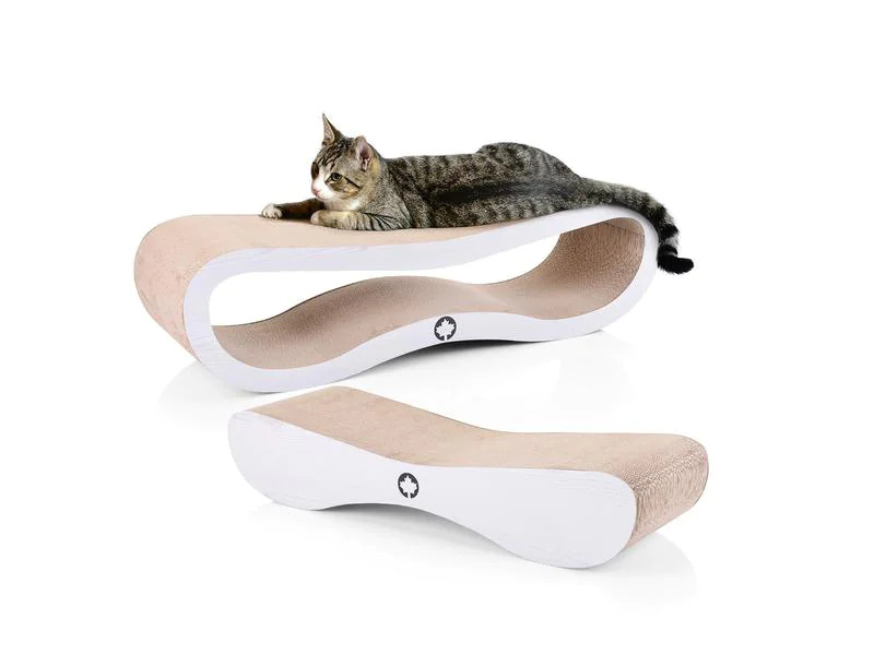 CanadianCat Kratzmöbel Set Orbit &amp; Satellite Hellgrau
