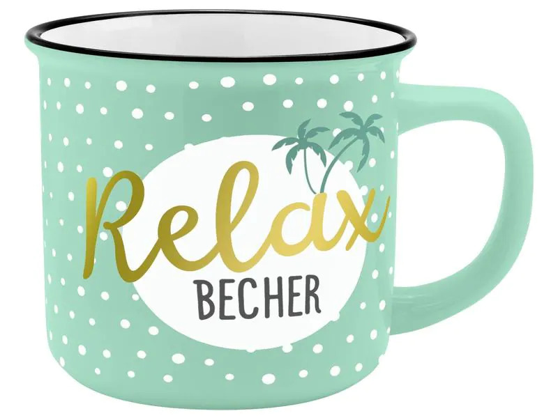 Sheepworld Universaltasse Relax 350 ml , 1 Stück, Hellgrün