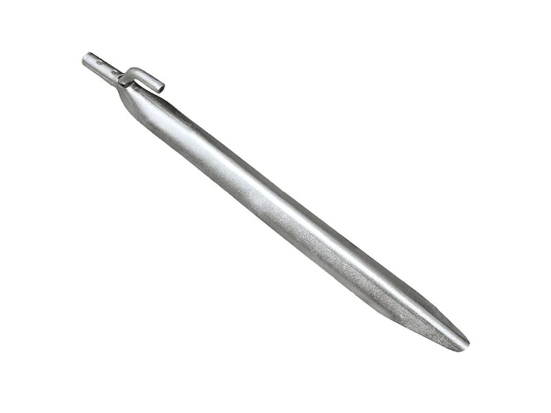 High Peak Stahl-Hering Steel V peg with hook, 180 x 22 mm, 6-er Pack
