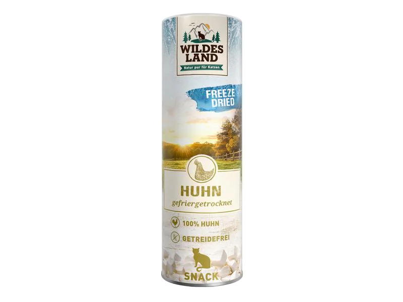 Wildes Land Katzen-Snack Huhn Freeze Dried 30 g