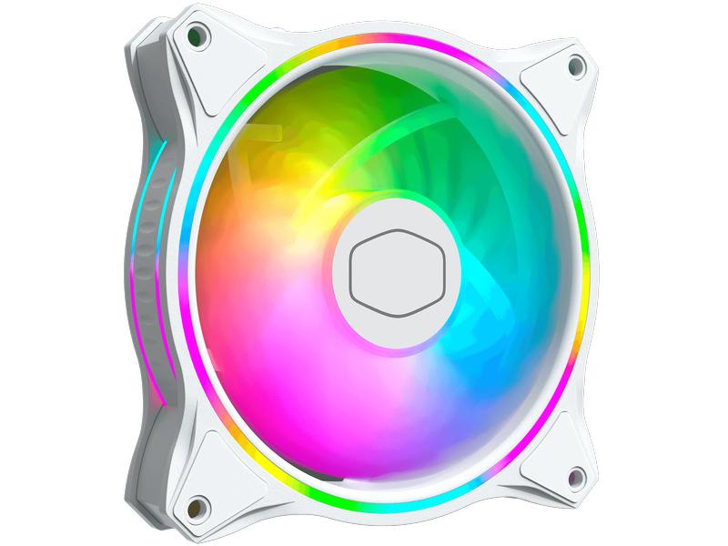 Cooler Master PC-Lüfter MF120 Halo 3 In 1 Weiss