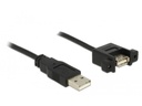 Delock USB 2.0-Einbaukabel  USB A - USB A 0.25 m