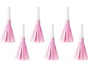 Partydeco Partypfeife Hellrosa, 12.5 cm, 6 Stück