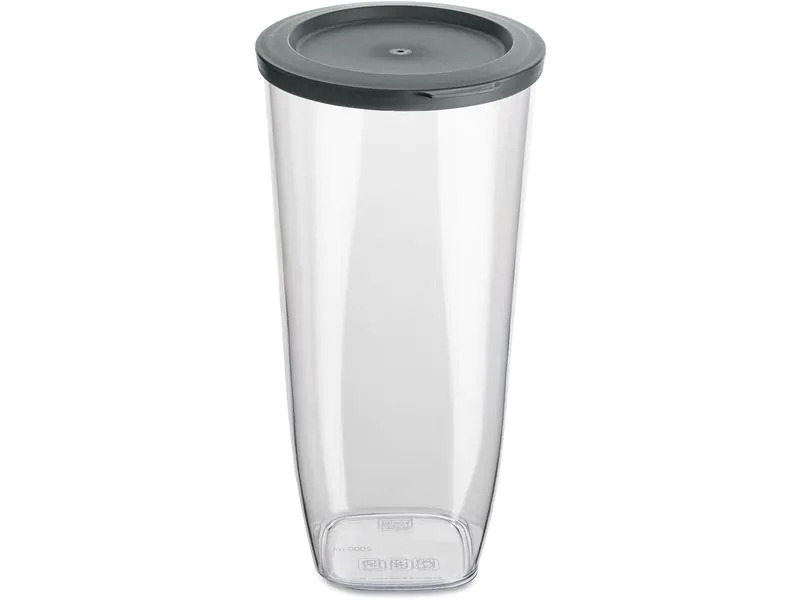 Koziol Vorratsdose Connect Dry L 2 l, Dunkelgrau/Grau