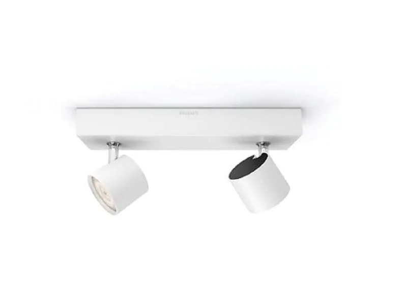 Philips Spot Star Warm Glow, 2 x 4.5 W, 500 lm, 2200-2700 K, Weiss