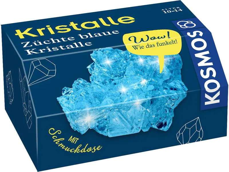 Kosmos Experimentierkasten Blaue Kristalle selbst züchten